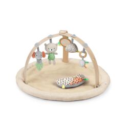Ingenuity Every Season Plush Lambswool Baby Gym & Tummy Time Play Mat Newborn+