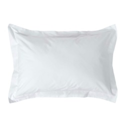 Homescapes White Egyptian Cotton Oxford Pillowcase 200 TC - Standard Size