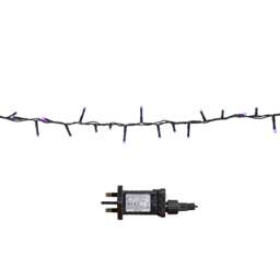 37.5m 1500 LED TreeBrights Christmas String Lights with Timer in Blue, White & Purple