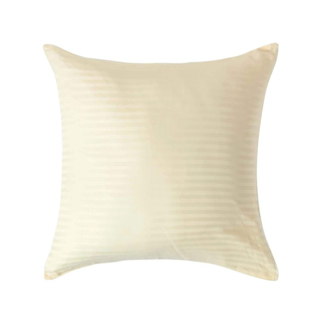 Homescapes Pastel Yellow European Size Egyptian Cotton Pillowcase 330 TC - 60 x 60 cm Yellow