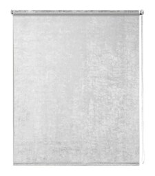 50cm Light Grey Crushed Velvet Roller Blinds Grey Grey