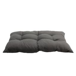 Living and Home Rectangular Tufted Bench Cushion Seat Pad, Dark Grey-120 x 80cm Grey Dark Grey
