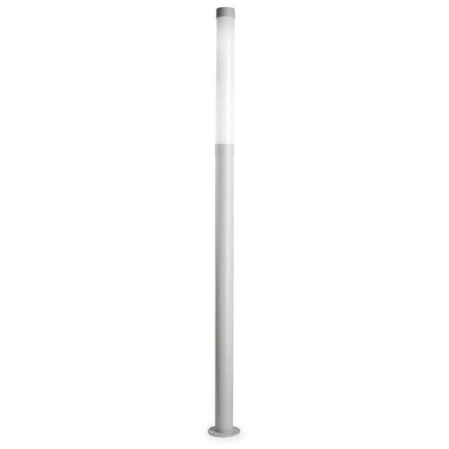 Lyon Outdoor LED Bollard Grey, Opal IP65 4000K Dimmable - Special Offer