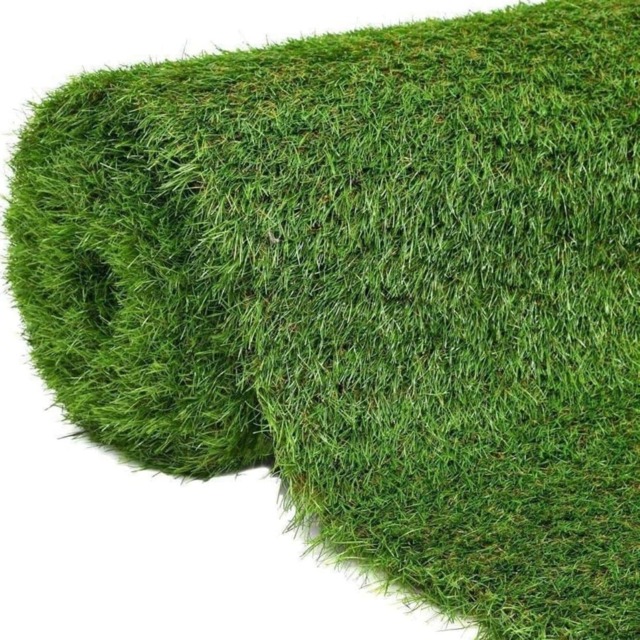 40mm Artificial Grass - 3m x 2m - Natural and Realistic Looking Fake Lawn Astro Turf Green 3M x 2M 1