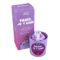 Bomb Cosmetics Paris J'taime Piped Candle Purple 1