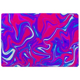 Pink & Blue Marble Rug Multi