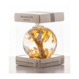 Sienna Glass Hanging Attraction Orb Gratitude