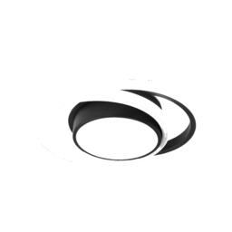LED Ceiling Light White and Black Round Modern 32W
