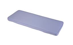 Heather 3 Seater Bench Outdoor Garden Furniture Cushion (Pack of 4) - L141 x W48 x H4 cm - Purple