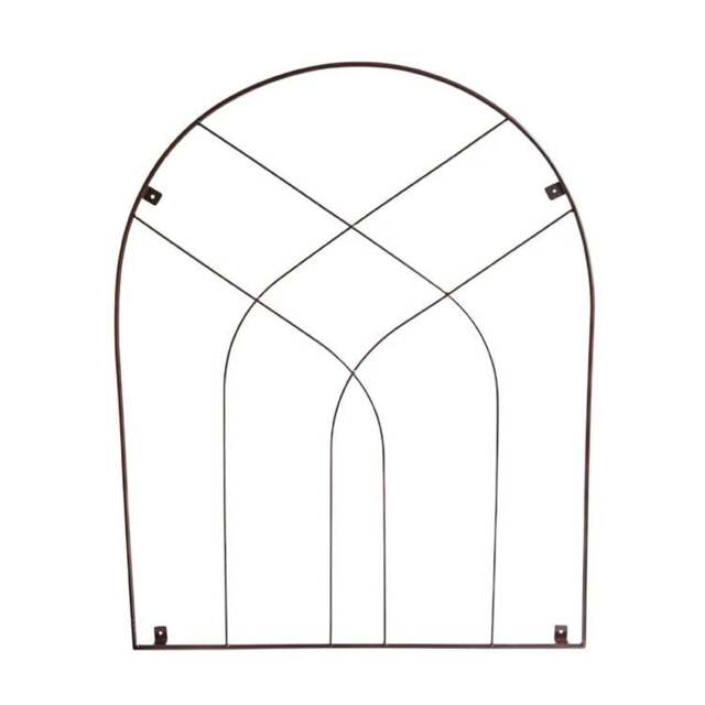Outdoor Arch Trellis - Mild Steel - L100 x W3 x H80 cm - Bronze