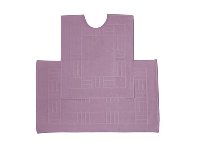 Chatsworth Pure Cotton Bath Mats Super Soft and absorbent (85x50 cm) Purple Heather 80x50 cm 1