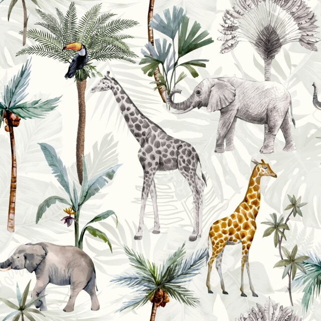 Arthouse Serengeti Animals Multicoloured