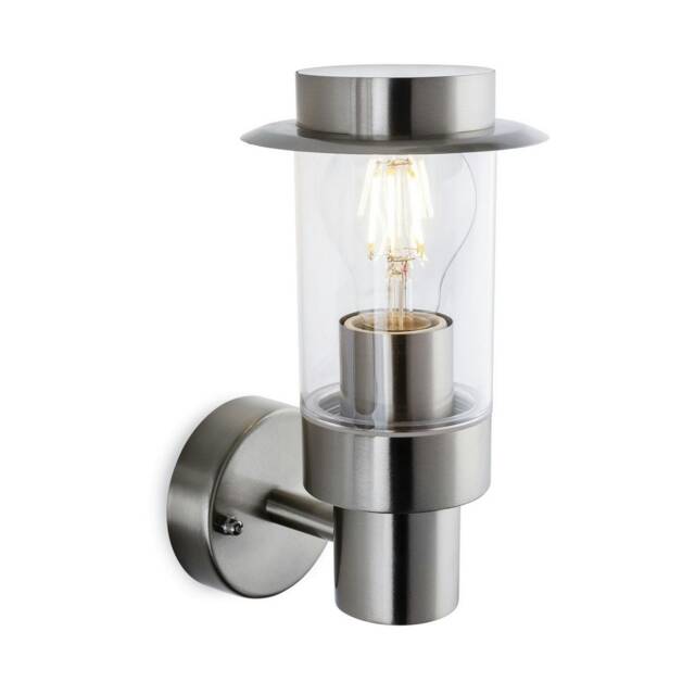 Darwin Outdoor Modern Wall Light Stainless Steel IP44, E27