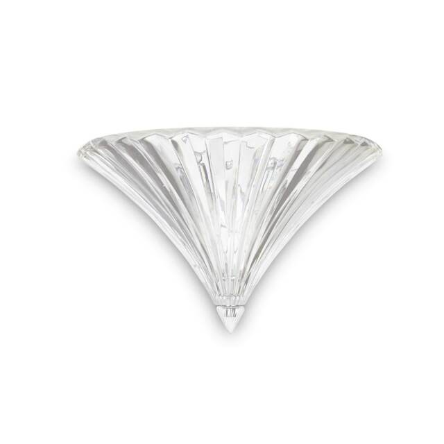 Santa 1 Light Indoor Large Wall Uplighter Clear with Glass, E14