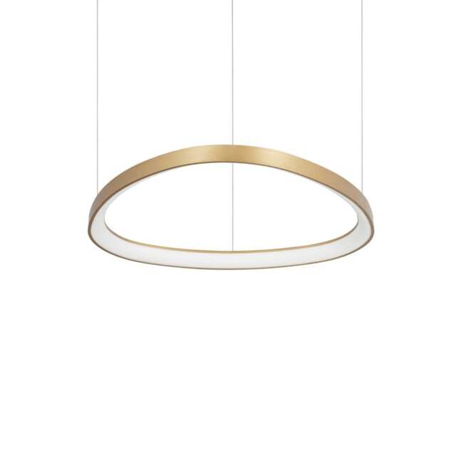Gemini LED Decorative Integrated Pendant Light Brass, 3000K