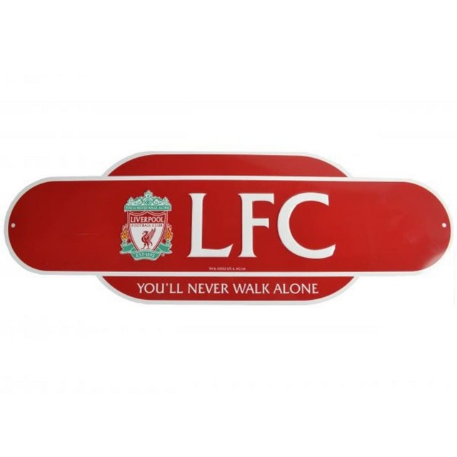 Liverpool FC Retro Years Street Sign Red Red/White 1
