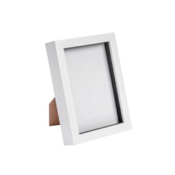 "Nicola Spring 5 x 7"" Photo Frame - White - 3D Photo Frame Picture Frame Box Portrait Display Case (20 x 15cm)"