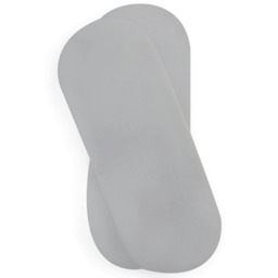 Clair de Lune 2 Pack Moses Basket Sheets - Grey