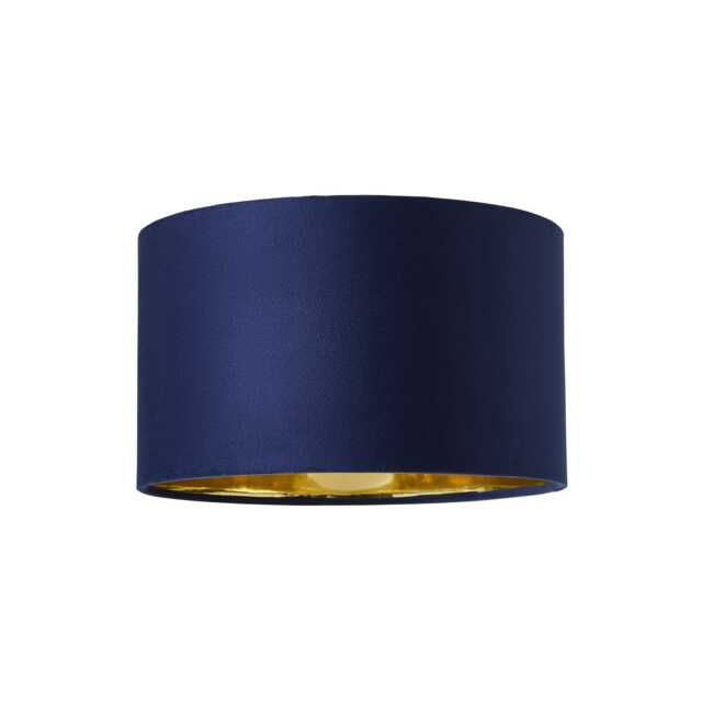 ValueLights Reni Small Navy Velvet Chrome Shade
