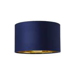 ValueLights Reni Small Navy Velvet Chrome Shade