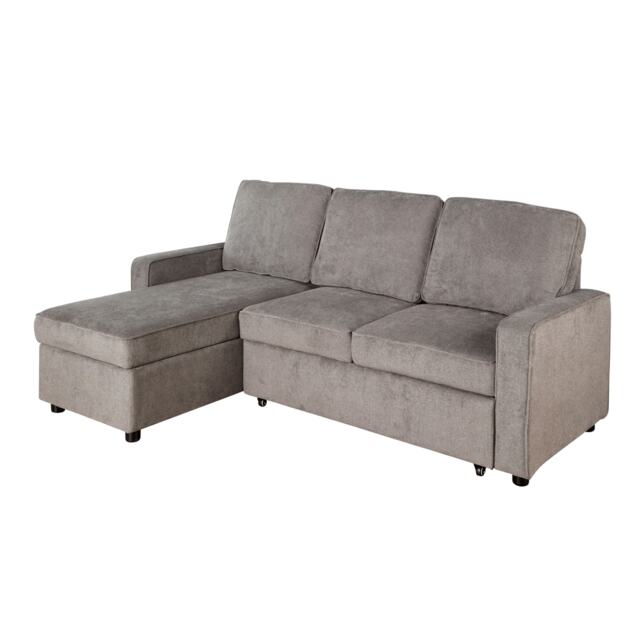 Sectional Corner Sofa Pull-Out Sofa Bed Sleeper Couch Upholstered