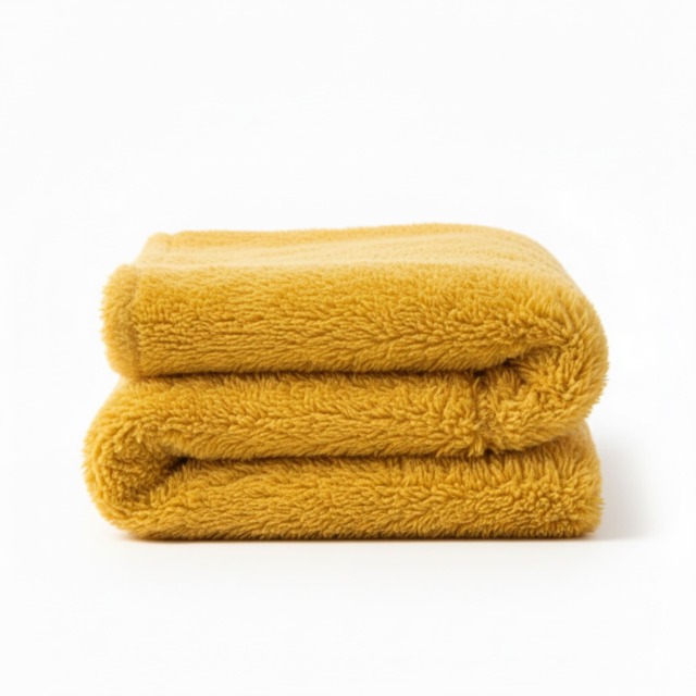 Cuddly Extra Fluffy Throw Ultra Soft Plush Blanket for Sofa Bed Home Decor Yellow