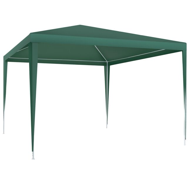 Gazebo Farah- water resistant, plug-in system, 3x3m Green green 300 x 300 x 250 cm 1
