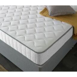 Victoria White Castle Hybrid Mattress - Plush Comfort, Durable Design White European Double