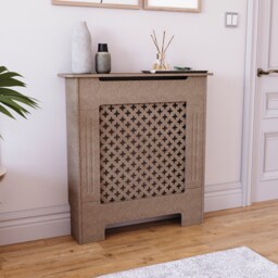 Vida Designs Oxford Radiator Cover MDF Cabinet, Unfinished, 78cm