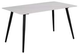 Wicklow Ceramic Dining Table Brown and Black