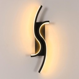 LED Black Indoor Wall Light 12W