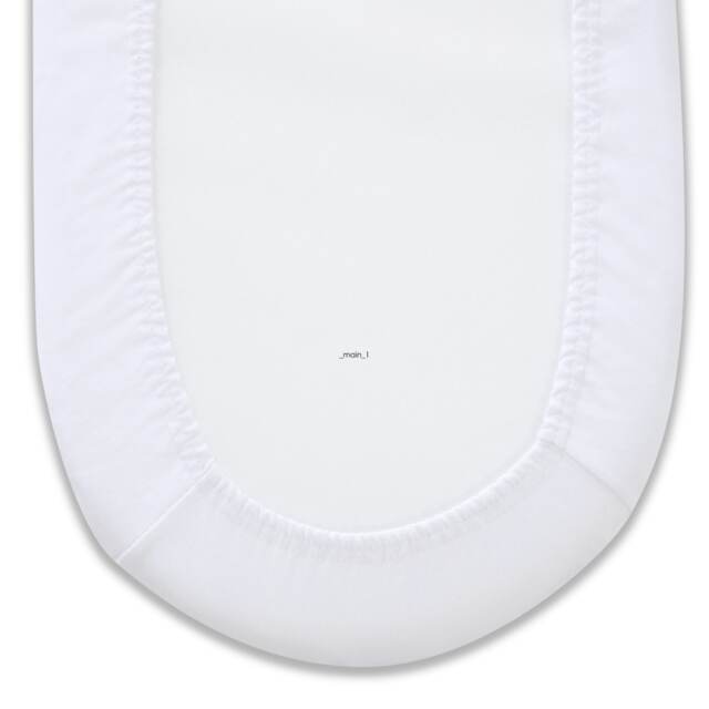 Clair de Lune Wicker Moses Basket Mattress Protector - White