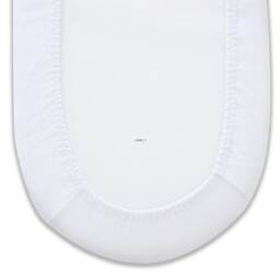 Clair de Lune Wicker Moses Basket Mattress Protector - White