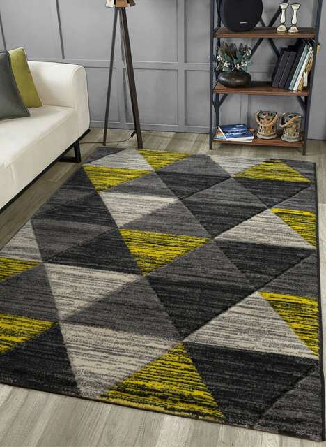 Home Republic Vision Carved Rug - 160 x 230 Yellow
