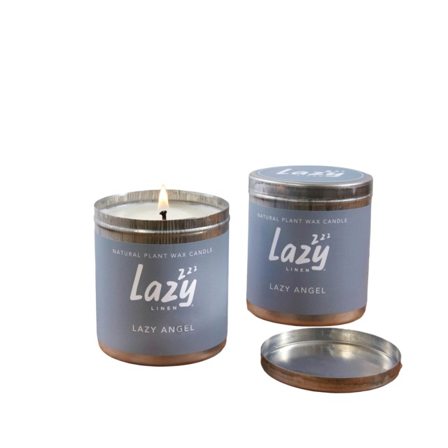 Lazy Angel Candle Metal Tin Refills Twin Pack
