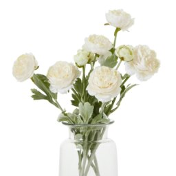 Hill Interiors The Natural Garden Collection Ranunculus Artificial Flower - Apricot - One Size