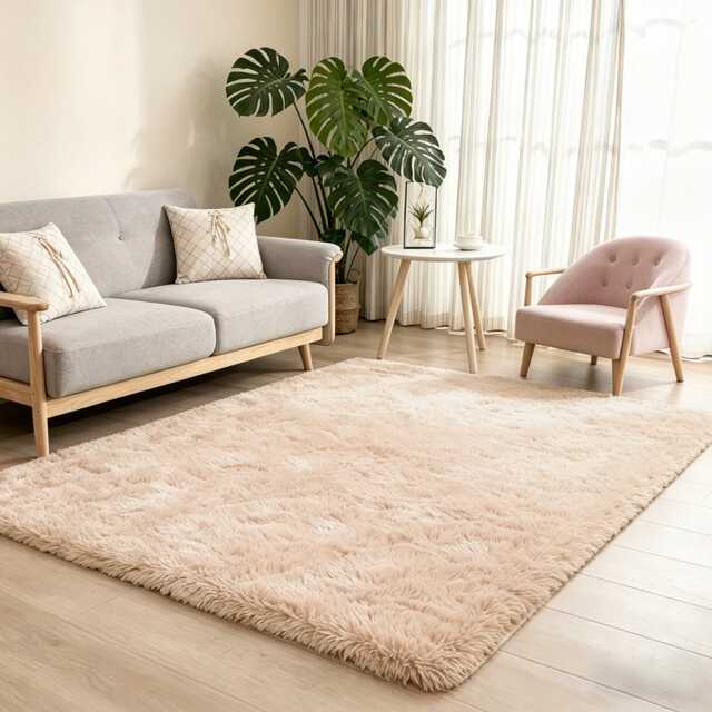 Faux Fur Extra LargeRectangular Area Rug Ultra-soft Fluffy Carpet 240x340cm