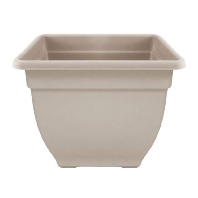 Winchester Square Stone Bell Pot Brown Brown 45cm x 35cm x 45cm 1