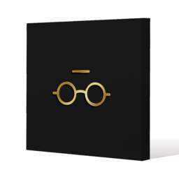 Unread gold (Canvas Print) / 127 x 127 x 4cm Multi