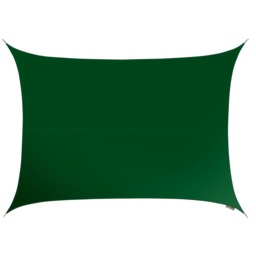 5m x 4m Rectangle Water Resistant Green Sun Shade Sail