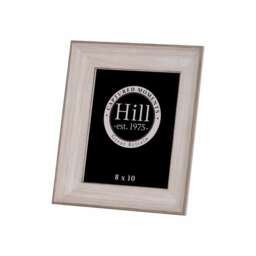 "White Washed Photo Frame 8X10 - Wood - L4 x W29 x H34 cm - Grey - White Brown 8"" x 10"""