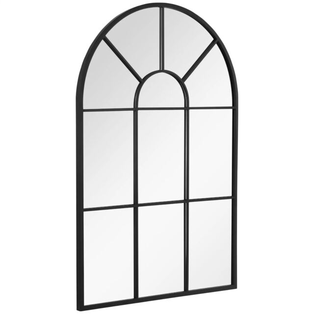 Large Arched Metal Wall Mirror For Bedroom Living Room
