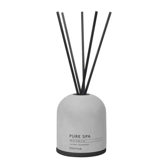 Blomus Fraga Sandalwood Myrrh Micro Chip Room Fragrance Set - Grey