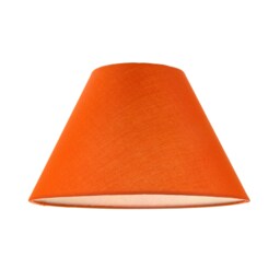 10 Inch Vivid Orange Cotton Coolie Shade for Table Lamp or Pendant Orange Orange 1