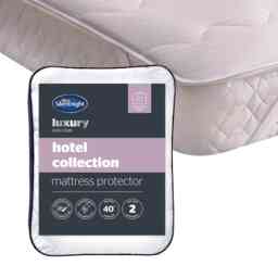 Silentnight Hotel Collection Mattress Protector White Double