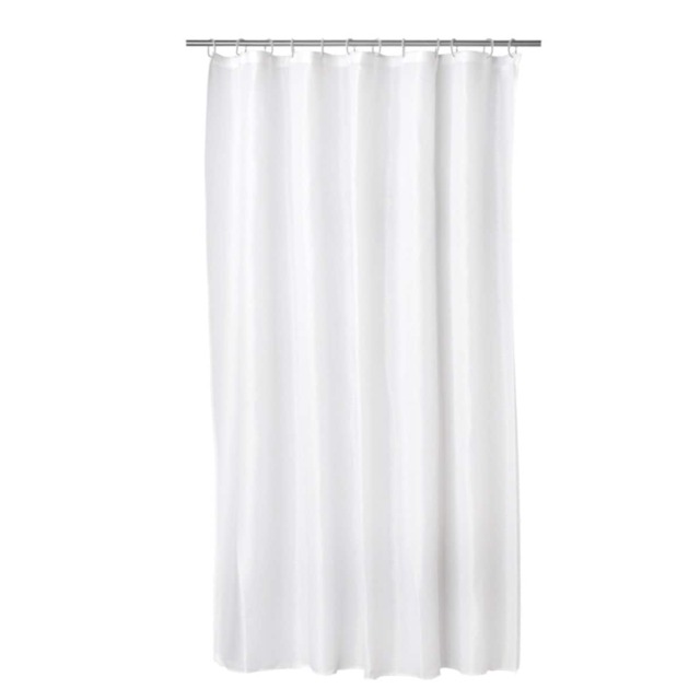Croydex PVC Shower Curtain White White 1
