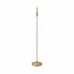 ValueLights Maggie Gold Candlestick Slim Floor Lamp Base Gold