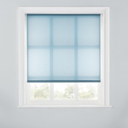 A.Unique Home Premium Trimmable Daylight Roller Window Blind - Light Filtering Fabric - 5FT - BLUE STONE - 150CM (W) x 170CM (L)