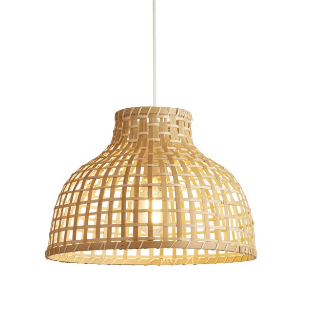 Bamboo Woven Shade Medium Brown