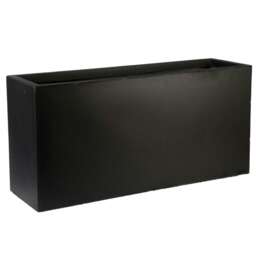 Black Light Concrete Trough Garden Planter H41 L85 W26 cm, 91 ltrs Cap.